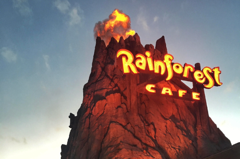 ORLANDO: RAINFOREST CAFE – UMA REFEIÇÃO NA FLORESTA