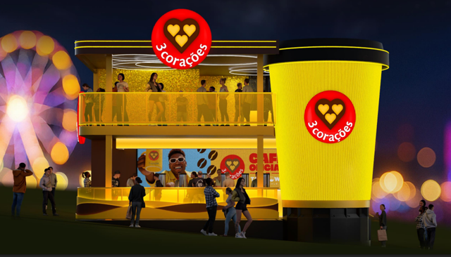 3 Corações leva refil de café infinito e Coffee Party ao The Town
