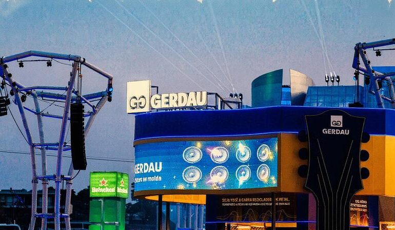 The Town 2025: Gerdau leva escultura gigante de sucata e ativações interativas