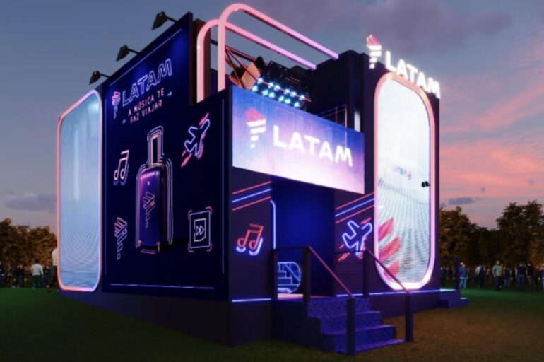 LATAM decola para The Town 2025 com Ludmilla a bordo, interatividade na Paulista e experiência imersiva em Interlagos